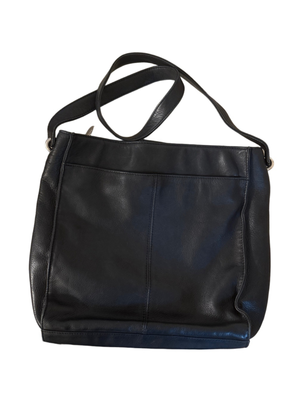 Women's Rolfs Black Leather Shoulder Bag One Size